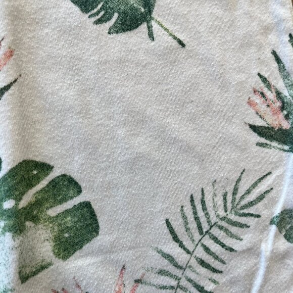 Mens Denim & Flower Floral White Tshirt - XL - Picture 3 of 5